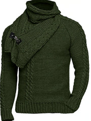 Men's Fashion Long-Sleeved Slim Sweater
