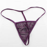 MyLadyplus Plus size sexy lace transparent mesh sling lingerie