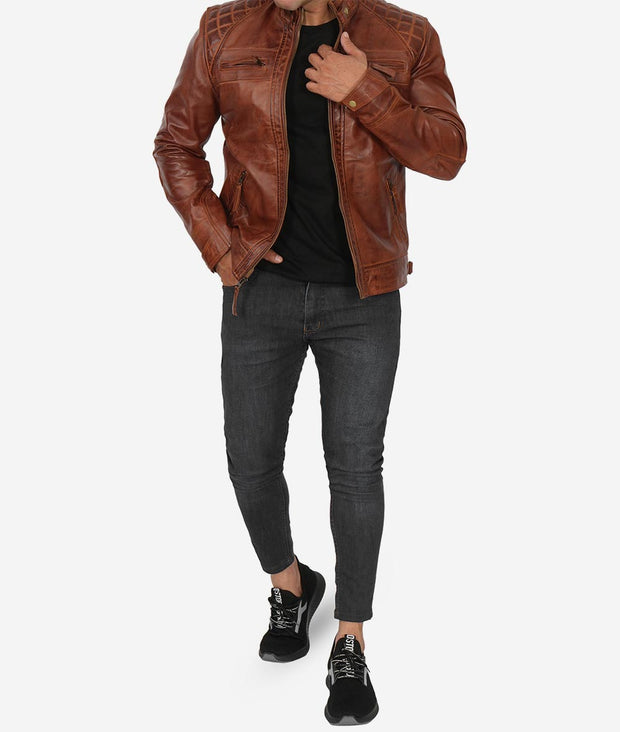 Mens Fashion Street Motorcycle Jacket