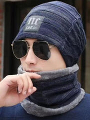 Fashion Men‘S Knitted One-Piece Hat