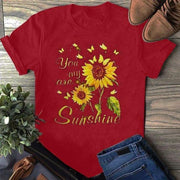 Sunshine Print Women Summer T Shirt