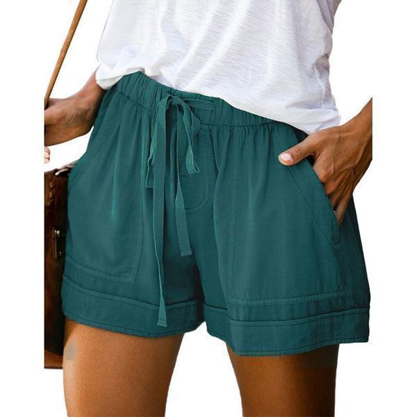 Elegant Casual Beach Straight Shorts