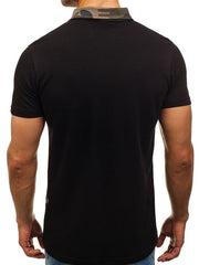Mens Casual Polo Shirt Short Sleeve T-Shirt