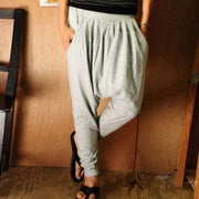 Bunivo Men's Comfortable Cotton Casual Harem Pants