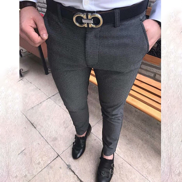 Bunivo Men Fit Casual Suit Trousers