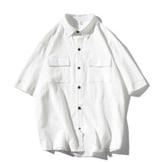 Men's Fashion Tooling Short-sleeved Shirt