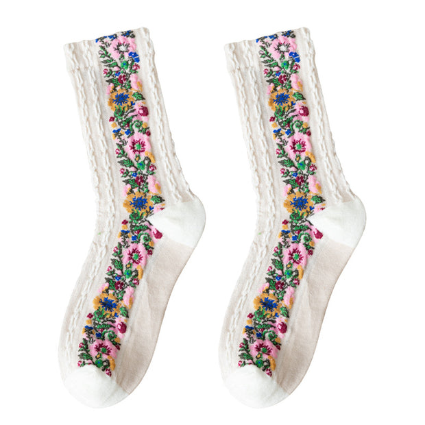 Retro Palace Ethnic Pattern Socks