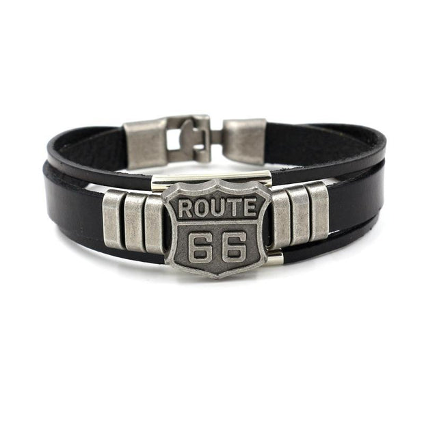 Personality 66 Leather Bracelet