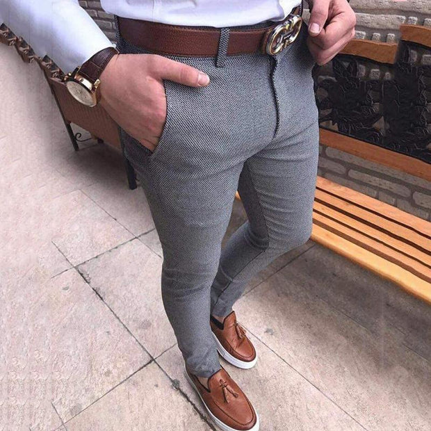 Bunivo Men Fit Casual Suit Trousers