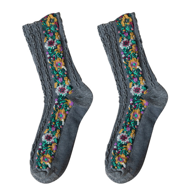 Retro Palace Ethnic Pattern Socks