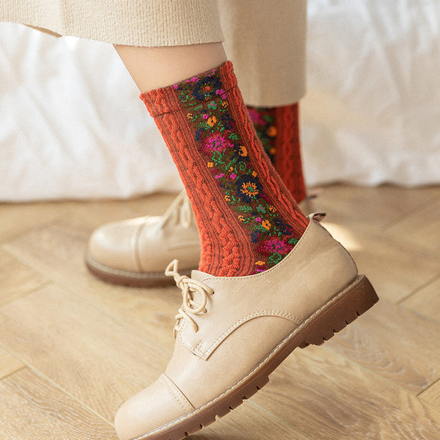 Retro Palace Ethnic Pattern Socks