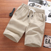 Men's Summer Casual Solid Color Beach Shorts