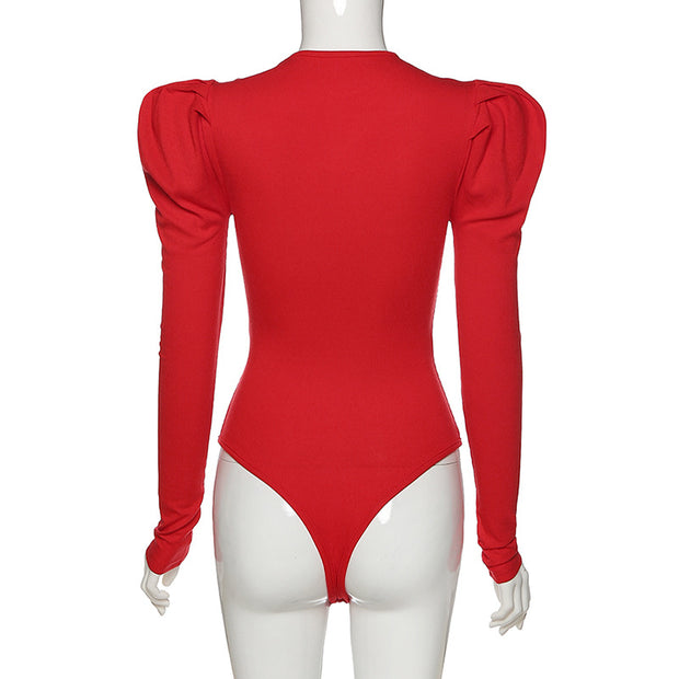 Blaseme Fashion long sleeve slim jumpsuit
