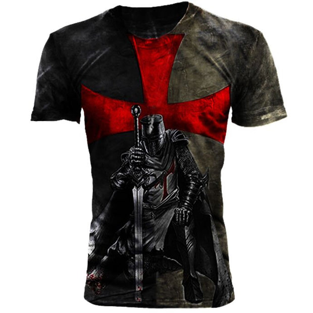 Printed casual short sleeve t-shirt