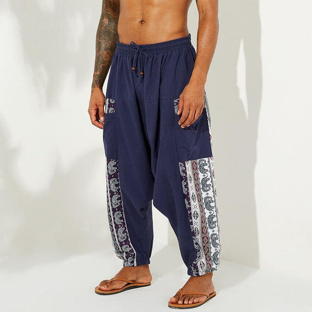 Tapmeo®  Men's New Ethnic Style Printed Casual Loose Bloomers
