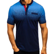 Men's Polo Printed Short-sleeved T-shirt