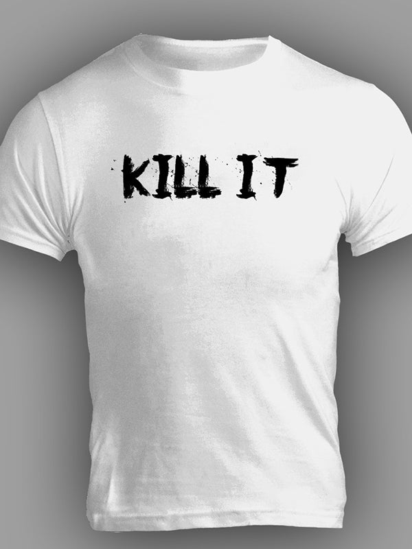 Mens Stylish Round-neck Short-sleeve Print T-shirt