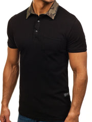 Mens Casual Polo Shirt Short Sleeve T-Shirt