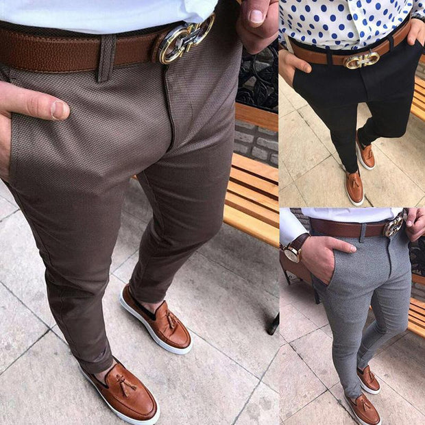 Bunivo Men Fit Casual Suit Trousers