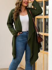 MyLadyplus Plus Size Bandage Trench Coats Women Autumn