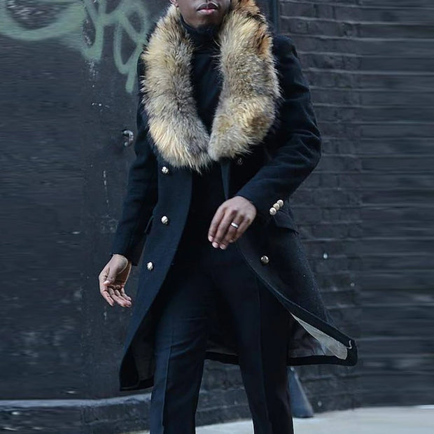 Mens Fashion Street Style Double  Coat