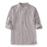 Men's Striped Casual Loose Shirt