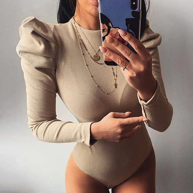 Blaseme Fashion long sleeve slim jumpsuit