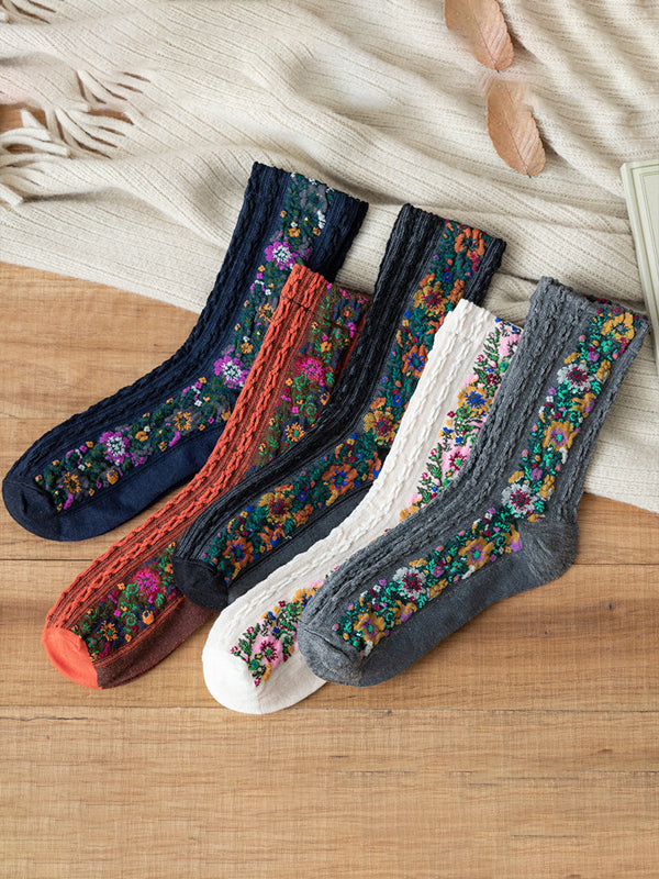 Retro Palace Ethnic Pattern Socks