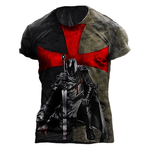 Printed casual short sleeve t-shirt