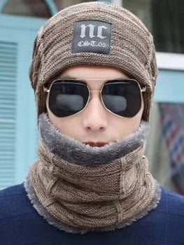 Fashion Men‘S Knitted One-Piece Hat