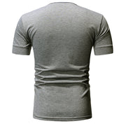 Mens Fashion Plain Slim Short Sleeve T-Shirt