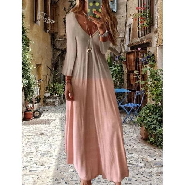 Tie Dye Loose Sling Dress