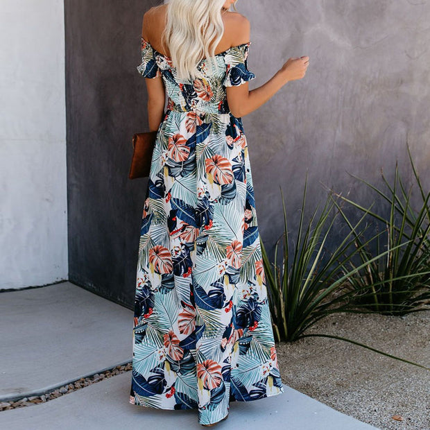 Amourpolly V-neck Print Fashion Dress
