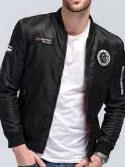 Casual Stand Collar Bomber Jacket