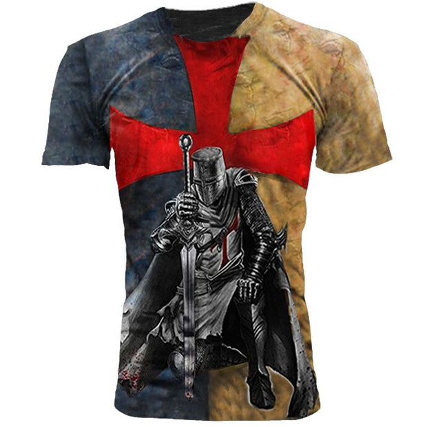 Printed casual short sleeve t-shirt