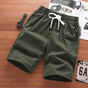 Men's Summer Casual Solid Color Beach Shorts