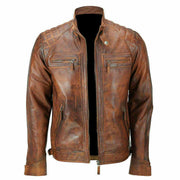 Mens Fashion Street Motorcycle Jacket